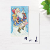 おもちゃつき雪玉サンタクロースかわいいクリスマス (デスク)