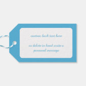 おもちゃつき雪玉サンタクロースかわいいクリスマス ギフトタグ (裏面横)