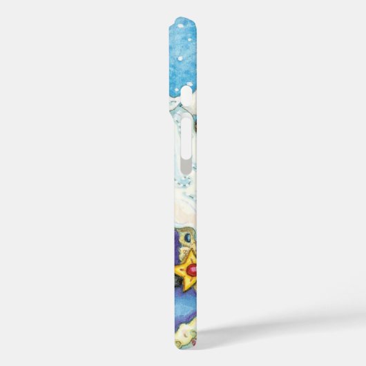 おもちゃつき雪玉サンタクロースかわいいクリスマス Case-Mate iPhoneケース (裏面 / 左)