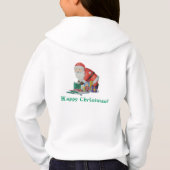 おもちゃとギフトの父のクリスマスサック (裏面)