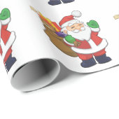 おもちゃのあるクリスマスサンタクロース ラッピングペーパー (ロールコーナー)