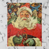 おもちゃのあるソリのヴィンテージクリスマスサンタクロース ジグソーパズル