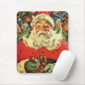 おもちゃのあるソリのヴィンテージクリスマスサンタクロース マウスパッド (マウス)