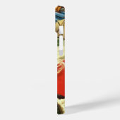 おもちゃのあるソリのヴィンテージクリスマスサンタクロース Case-Mate iPhoneケース (裏面 / 左)