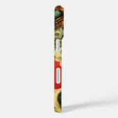 おもちゃのあるソリのヴィンテージクリスマスサンタクロース Case-Mate iPhoneケース (裏面 / 右)