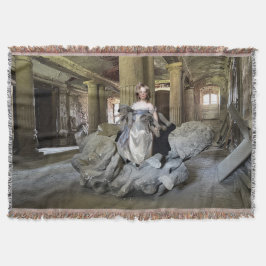 おもちゃのある女の子 スローブランケット