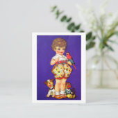 おもちゃのある子ども ポストカード (スタンド正面)