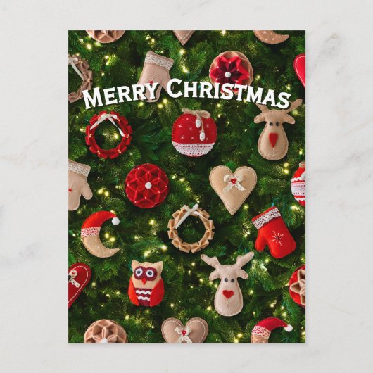 おもちゃのある感じクリスマスツリー シーズンポストカード (正面)