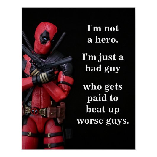 おもちゃのおもしろい写真アンチ – ヒーロー ポスター (正面)