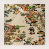 おもちゃのためのクリスマスのラッシュおもしろい、漫画、トニー・サーグ ジグソーパズル (横)