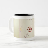 おもちゃのアヒルランプ ツートーンマグカップ (正面左)