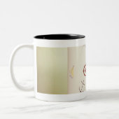 おもちゃのアヒルランプ ツートーンマグカップ (左)