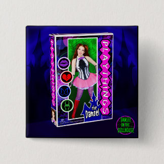 おもちゃのアルバムカバー2インチの正方形ボタン 缶バッジ