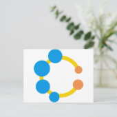 おもちゃのガラガラ ポストカード (スタンド正面)