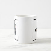 おもちゃのキツネテリアアートバイグレンダS.ハーラン コーヒーマグカップ (中央)