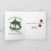 おもちゃのキツネテリアクリスマスギフト シーズンカード (内部)