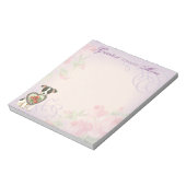 おもちゃのキツネテリアハートママメモ帳 ノートパッド (回転)