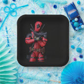 おもちゃのクール写真スーパーヒーロー ペーパープレート (パーティー)