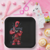 おもちゃのクール写真スーパーヒーロー ペーパープレート (パーティー)