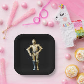 おもちゃのクール写真ドロイド ペーパープレート (パーティー)