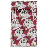 おもちゃのシーズー（犬） TZUの組合せ スモールペーパーバッグ (正面)