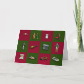 おもちゃのチェスのクリスマスカード シーズンカード (正面)