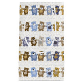 おもちゃのテディー・ベアのパターン スモールペーパーバッグ (正面)