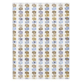 おもちゃのテディー・ベアのパターン テーブルクロス (正面)