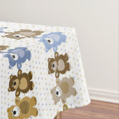 おもちゃのテディー・ベアのパターン テーブルクロス (インサイチュ)
