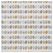 おもちゃのテディー・ベアのパターン ファブリック (見本)