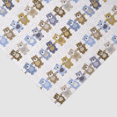 おもちゃのテディー・ベアのパターン 薄葉紙 (詳細)