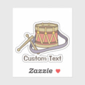 おもちゃのドラム シール (シート)