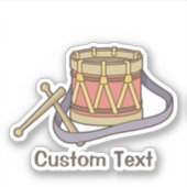 おもちゃのドラム シール (正面)