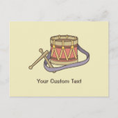 おもちゃのドラム ポストカード (正面)