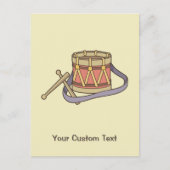 おもちゃのドラム ポストカード (正面)