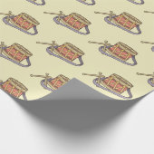 おもちゃのドラム ラッピングペーパー (角)