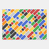 おもちゃのパターンを作る ラッピングペーパーシート (正面)