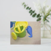 おもちゃのビーチ ポストカード (スタンド正面)