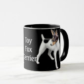 おもちゃのフォックステリア犬の信号器のマグ マグカップ (正面右)