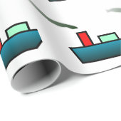 おもちゃのボート ラッピングペーパー (ロールコーナー)