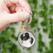 おもちゃのポメラニア犬Keychain キーホルダー (手)
