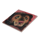 おもちゃのライオンの頭 タイル (側面)