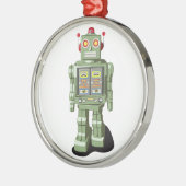 おもちゃのロボットオーナメント メタルオーナメント (左)