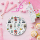 おもちゃのロボット ペーパープレート (パーティー)