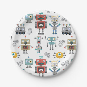 おもちゃのロボット ペーパープレート