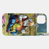 おもちゃの人形を作るサンタクロース、ビンテージクリスマス Case-Mate iPhoneケース (裏面 (横))