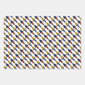 おもちゃの兵士がパレードのクリスマスに ラッピングペーパーシート (正面3)