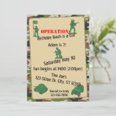 おもちゃの兵隊のお誕生日会 Operation Birthday Bash 招待状 (スタンド正面)