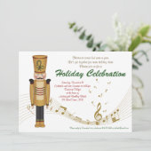 おもちゃの兵隊のホリデー・クリスマス・パーティー招待状 招待状 (スタンド正面)