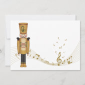 おもちゃの兵隊のホリデー・クリスマス・パーティー招待状 招待状 (裏面)